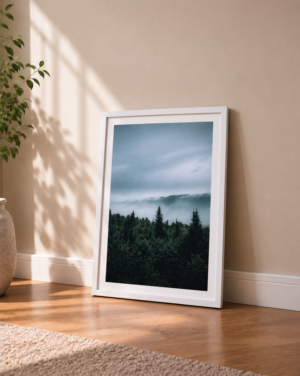 Le réveil de la forêt | Tirage encadré 12×18