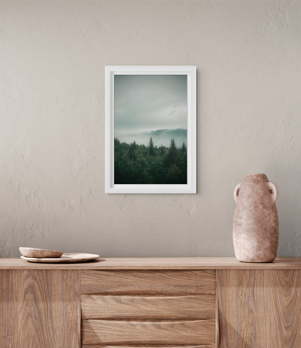 Le réveil de la forêt | Tirage encadré 12×18